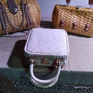 1950s/60s Wicker Handbags
